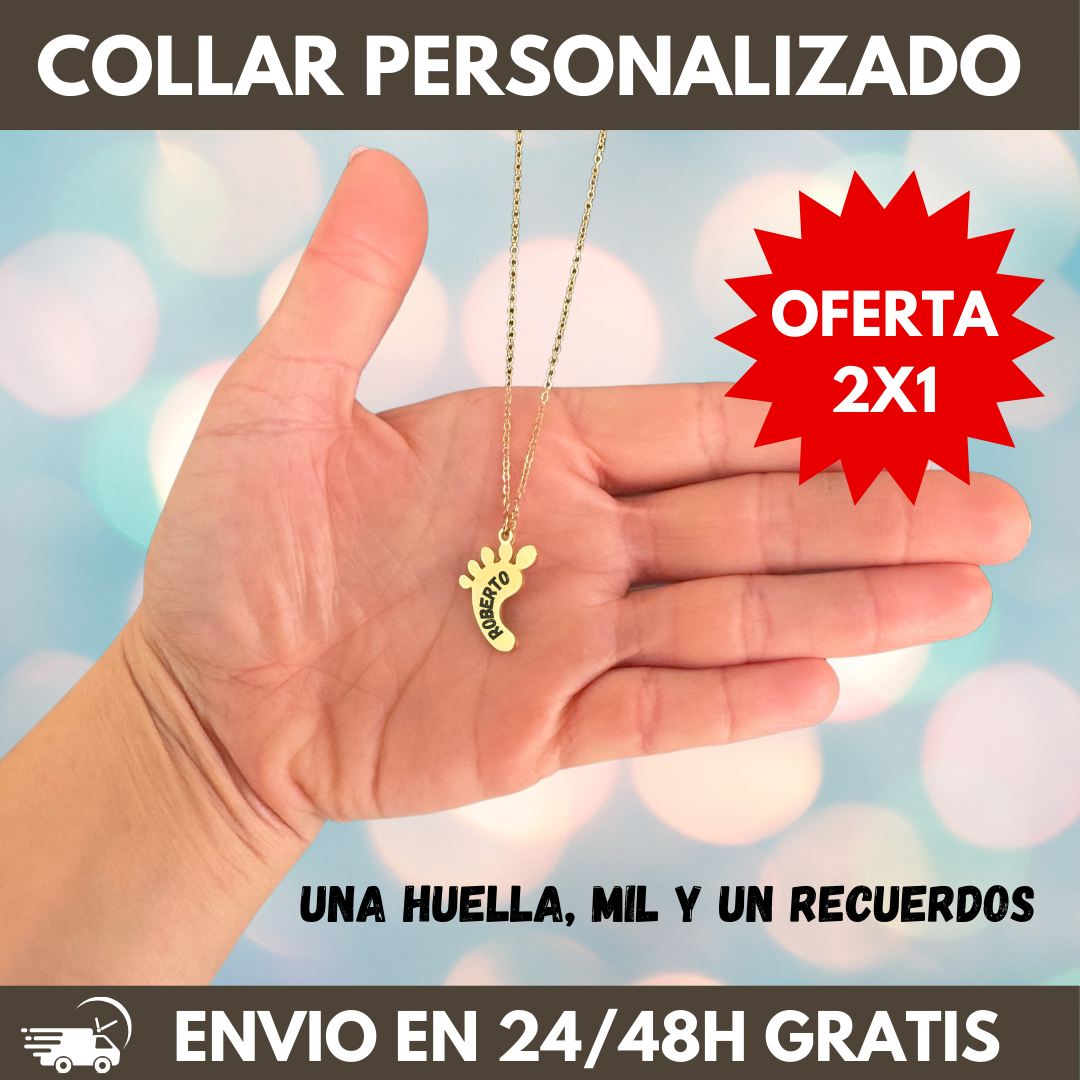 Collar Primeros Pasos Personalizado OFERTA 2x1