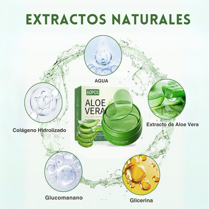 Parches para contorno de ojos Aloe Vera