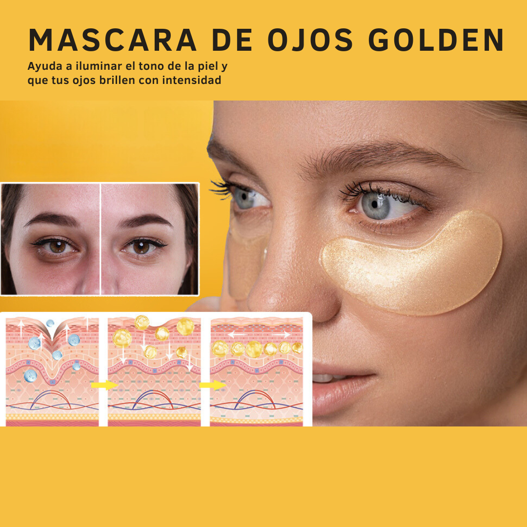 Parches para contorno de ojos Oro 24K