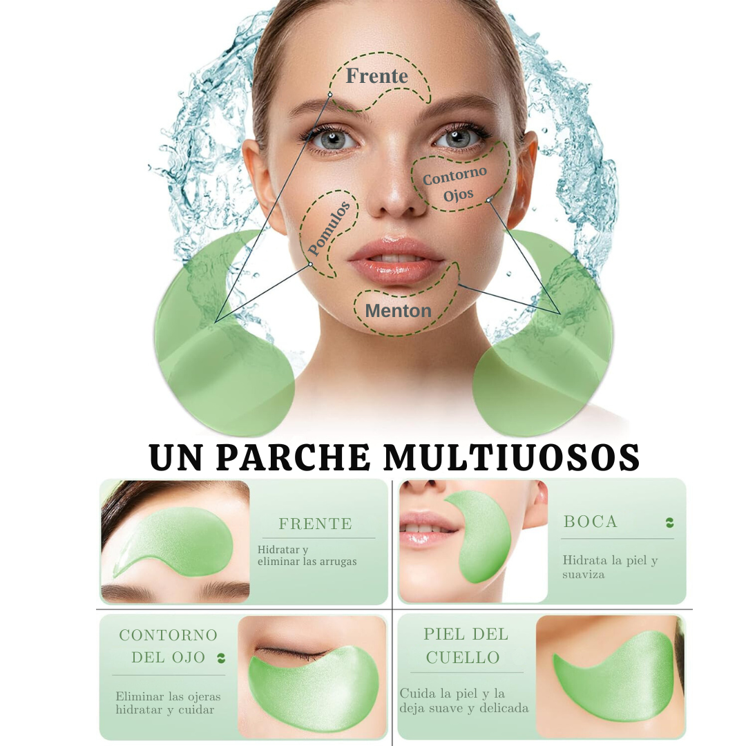 Parches para contorno de ojos Aloe Vera