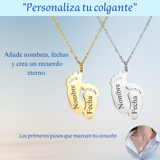 Collar Personalizado Pies Eternos