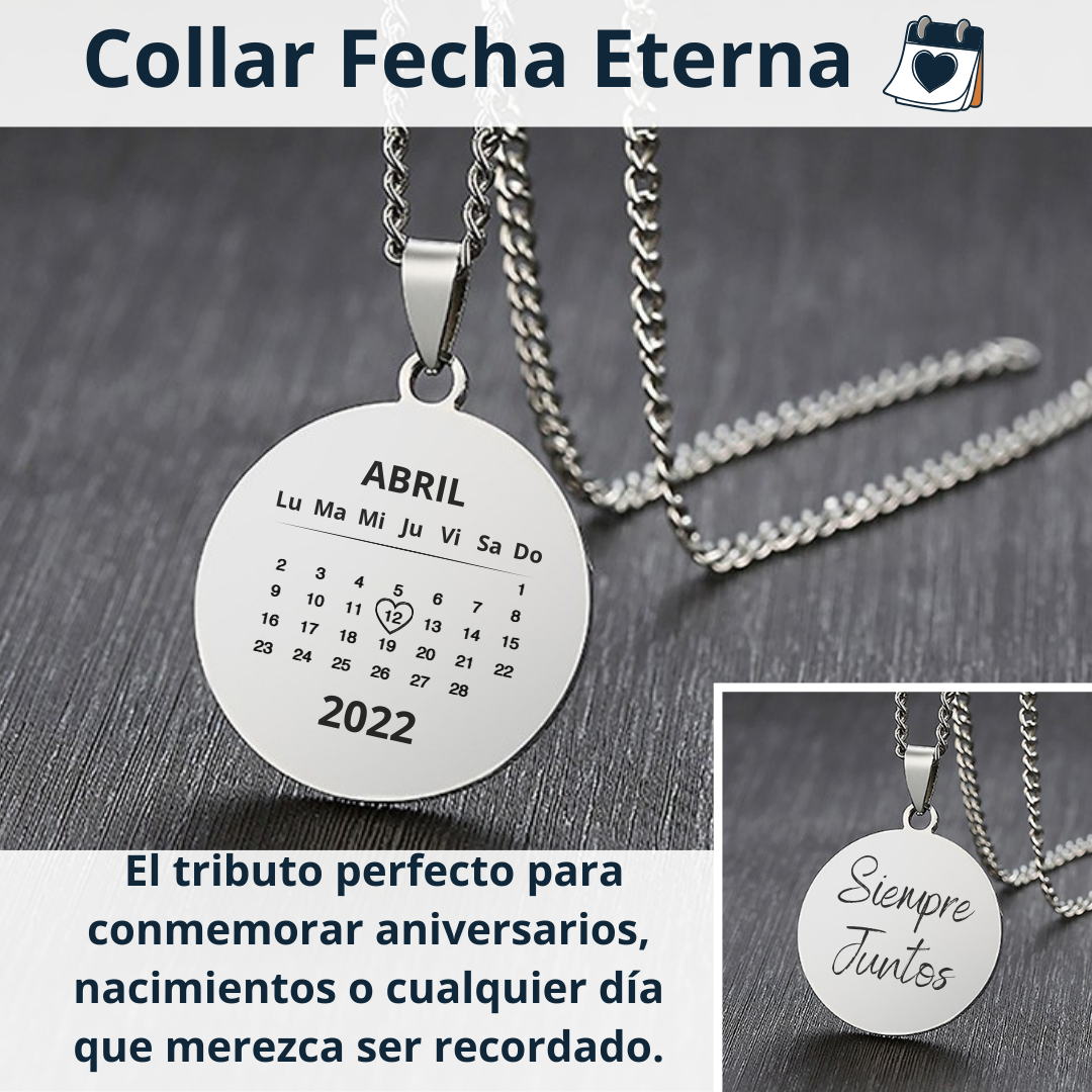 Collar Personalizado Fecha Eterna