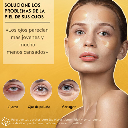 Parches para contorno de ojos Oro 24K