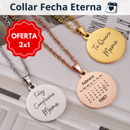 Collar Personalizado Fecha Eterna