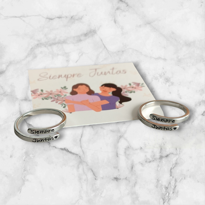 Anillo "Siempre Juntas" OFERTA 2x1